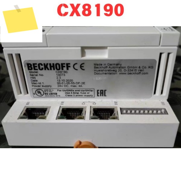 CX8190 PLC 컨트롤러 기능 테스트 완료 제품 이미지