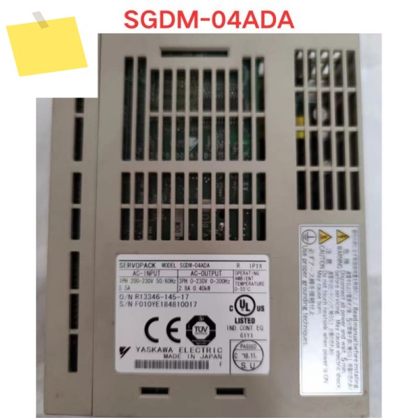 중고 서보 드라이버 SGDM-04ADA 기능 테스트 OK 제품 이미지