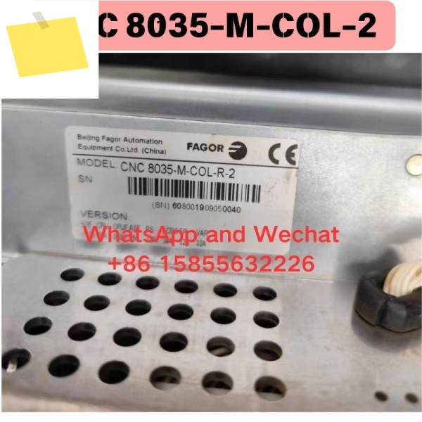 중고 수치 제어 시스템 CNC 8035-M-COL-2 기능 테스트 완료 제품 이미지
