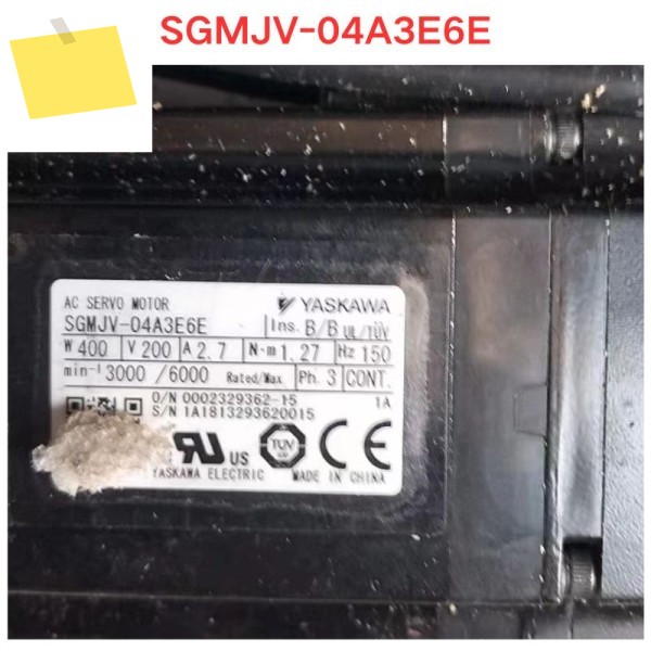 중고 SGMJV-04A3E6E 서보 모터 기능 테스트 OK 제품 이미지