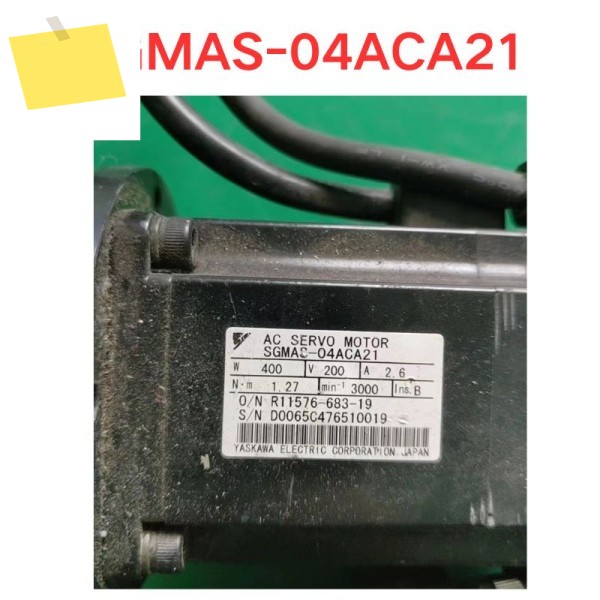 중고 SGMAS-04ACA21 서보 모터 기능 테스트 OK 제품 이미지