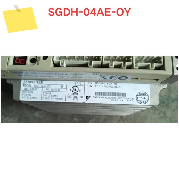 중고 SGDH-04AE-OY 서보 드라이버 기능 테스트 OK 제품 이미지