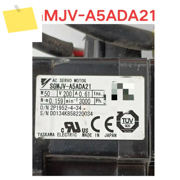 중고 SGMJV-A5ADA21 서보 모터 기능 테스트 OK 제품 이미지