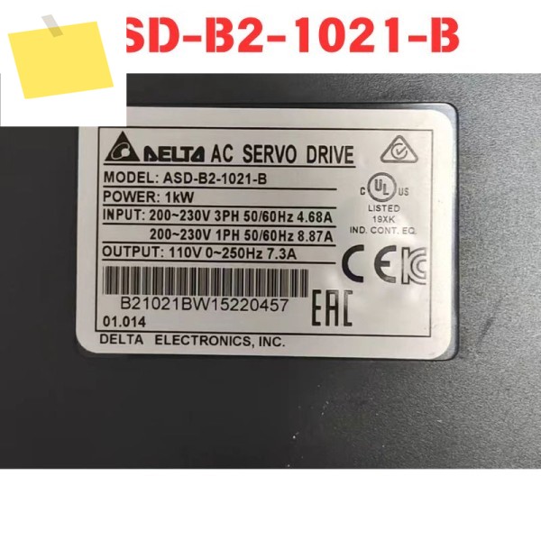 ASD-B2-1021-B 서보 드라이버 기능 테스트 사용 OK 제품 이미지