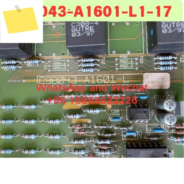 중고 C98043-A1601-L1-17 DC 속도 조절기 회로 기판 기능 테스트 완료 제품 이미지