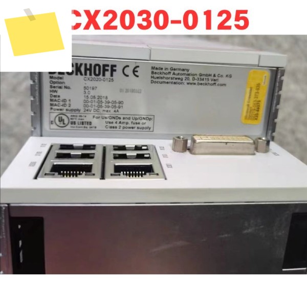중고 CX2030-0125 PLC 컨트롤러 기능 테스트 OK 제품 이미지