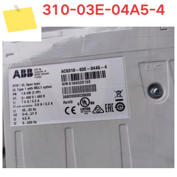 중고 ACS310-03E-04A5-4 인버터 기능 테스트 OK 제품 이미지
