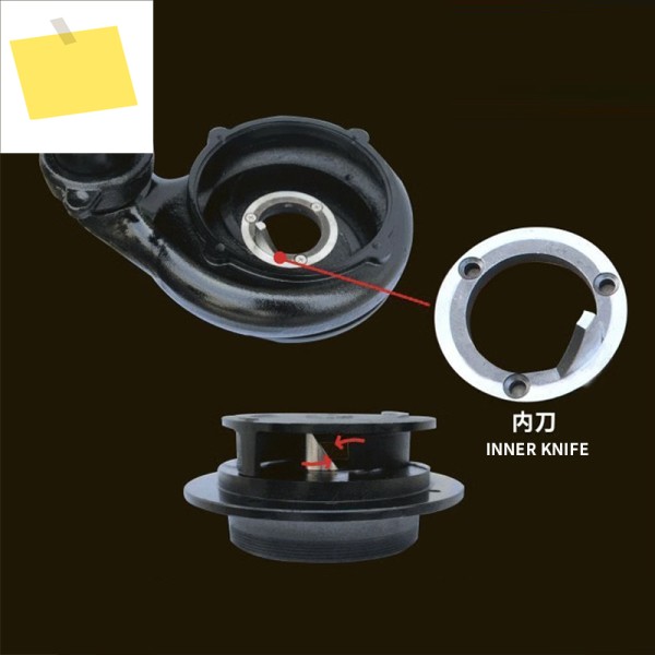 하수 펌프 Dung 220V380V 가정용 정화조 농장 절단 스타일 1.1KW1.5KW 제품 이미지