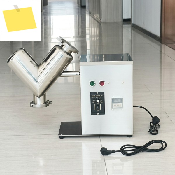 2L V형 분말 믹서 기계, 고효율 실험실 건식 블렌더, 제약 식품 화학 혼합용, 110V220V 제품 이미지