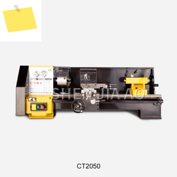 고정밀 가정용 선반 기계, 데스크탑 다기능 장비, 금속 실험실 CT2050, 220V, 1PC 제품 이미지