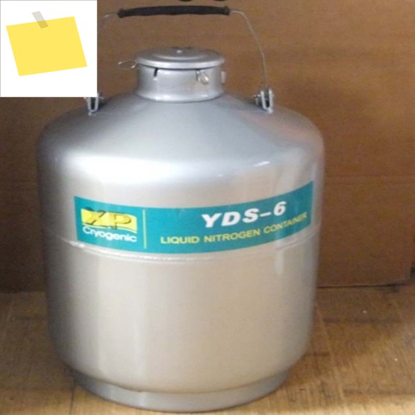 YDS-6 알루미늄 합금 극저온 용기, 액체 질소 저장 탱크, 1 개 제품 이미지