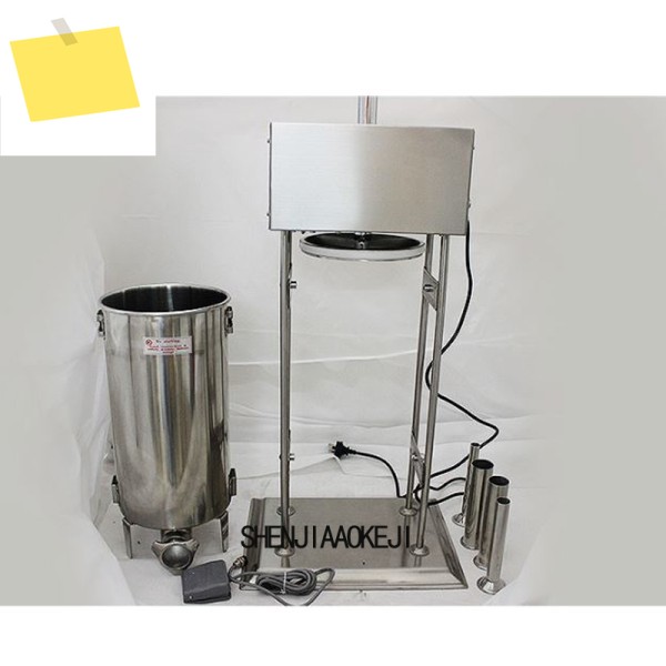 1pc 10L 대용량 가변 속도 전기 소시지 기계 110-240V 모든 스테인레스 스틸 관장기 제품 이미지