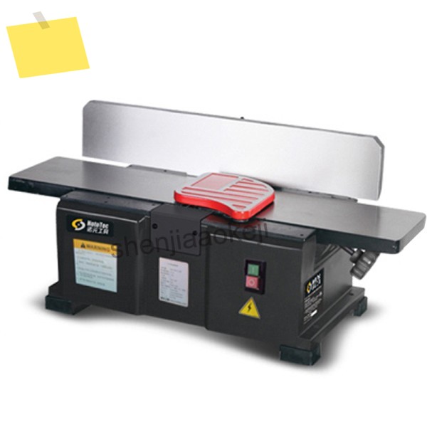 1PC 6 인치 테이블 목재 대패 간나 기계 220V 1100W 자동 진공 청소 다중 각도 백업 주철 플레이트 제품 이미지