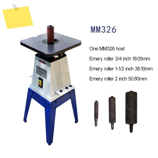 목공 기계 내부 원형 소형 샌딩기 수직 벨트 연마 빠우 기 디버링 220V 제품 이미지