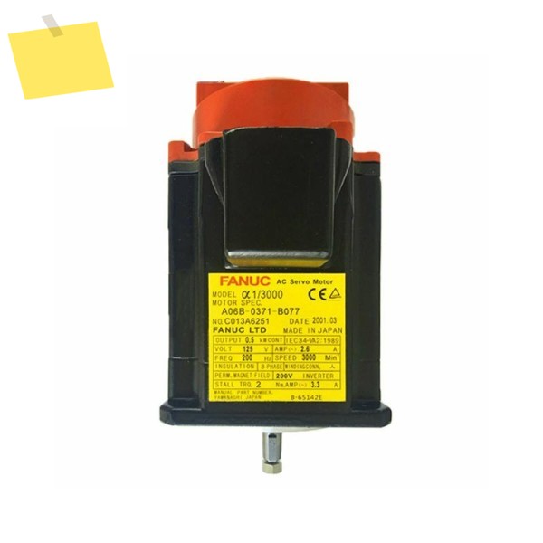 Fanuc A06B-0371-B077 서보 모터 테스트 완료, 제품 이미지