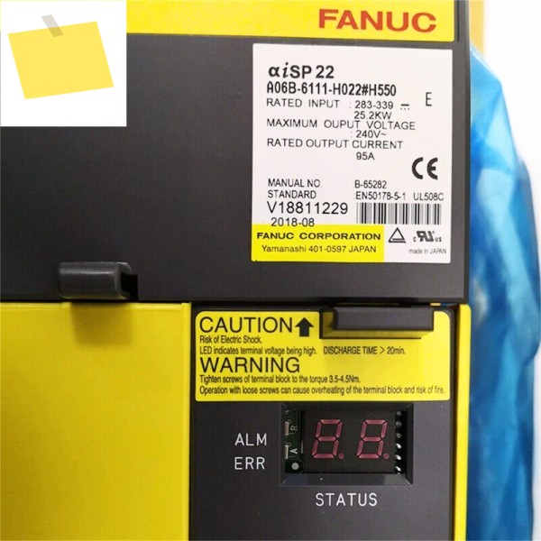 Fanuc A06B-6111-H022 # H550 스핀들 증폭기 테스트 완료, 제품 이미지