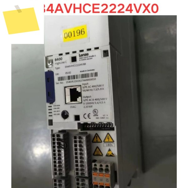 중고 E84AVHCE2224VX0 주파수 변환기 촬영을 위한 기계 부품 분해 기능 테스트 OK 제품 이미지