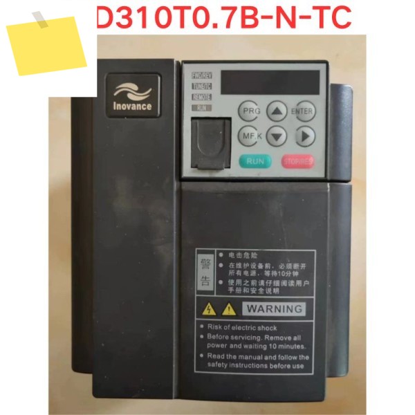 중고 Inovance MD310T0.7B-N-TC 주파수 변환기 기능 테스트 OK 제품 이미지