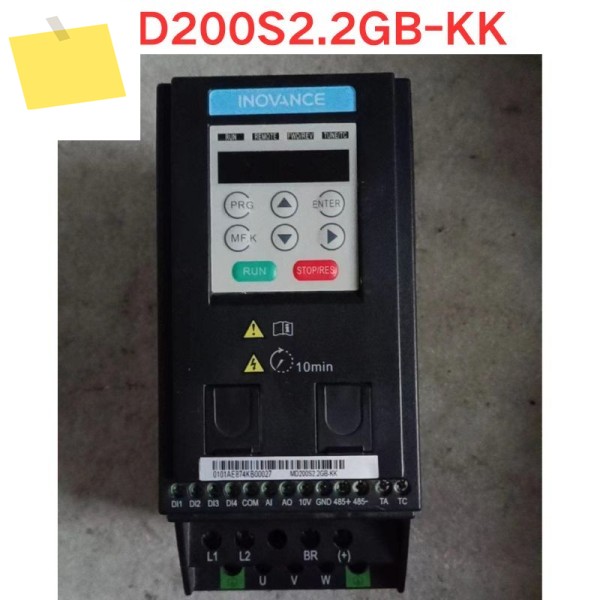 중고 Inovance MD200S2.2GB-KK 주파수 변환기 2.2KW 기능 테스트 OK 제품 이미지