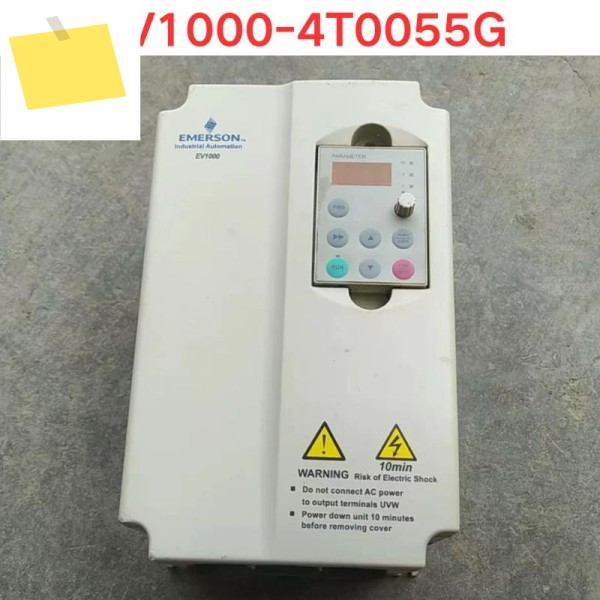중고 Emerson EV1000-4T0055G 주파수 변환기 5.5KW 기능 테스트 OK 제품 이미지