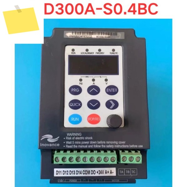 중고 Inovance MD300A-S0.4BC 주파수 변환기 0.4KW 기능 테스트 OK 제품 이미지