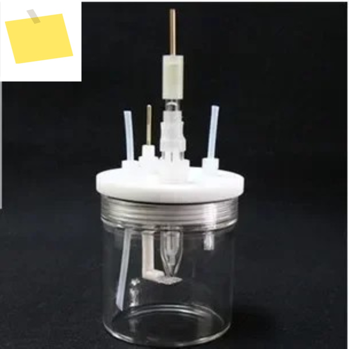 3개의 전극 시스템을 갖춘 고급 C001 유리 밀봉 전해질 셀 50-500ml - 정확한 PH 측정을 위한 완전한 세트 제품 이미지