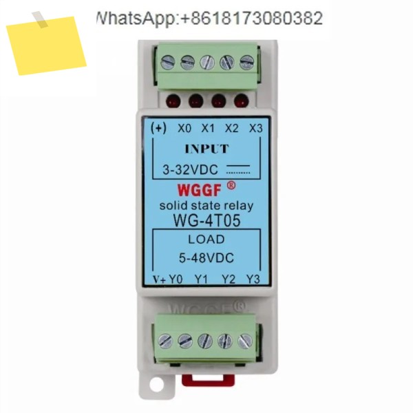 SSR 10DD 솔리드 스테이트 릴레이 DC 제어 WG-4T05, 4 in out 제품 이미지