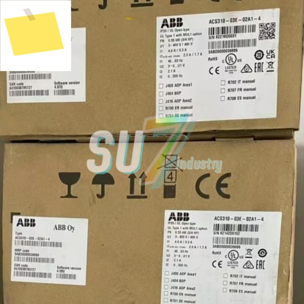 주파수 변환기 ACS310-03E-01A3-4 창고에 신규 제품 이미지