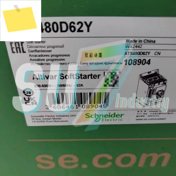 소프트 스타터 ATS480D62Y 62A 30kW 75A 88A 45kW 박스 내 새 제품 제품 이미지
