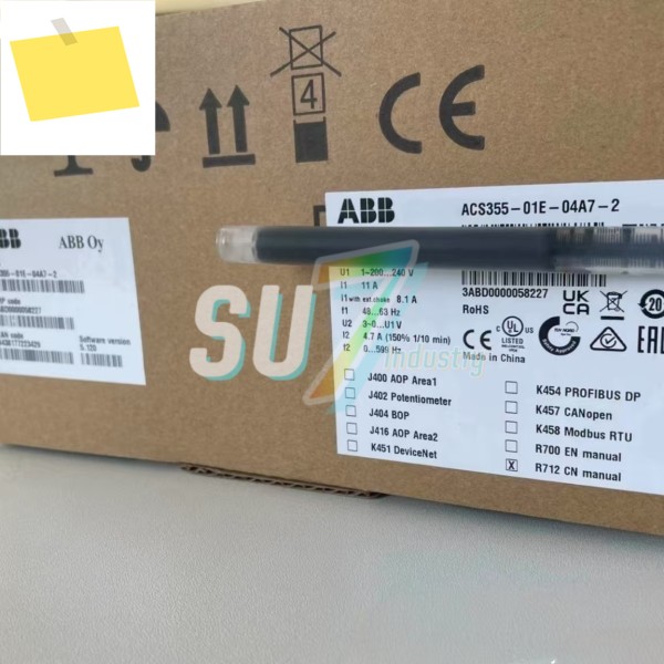 주파수 변환기 ACS355-01E-04A7-2 창고에 신규 제품 이미지