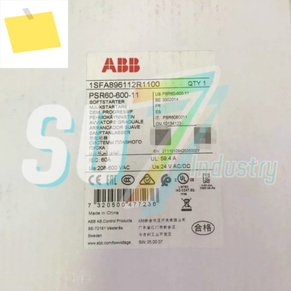 PSR60-600-11 소프트 스타터 새 제품 제품 이미지