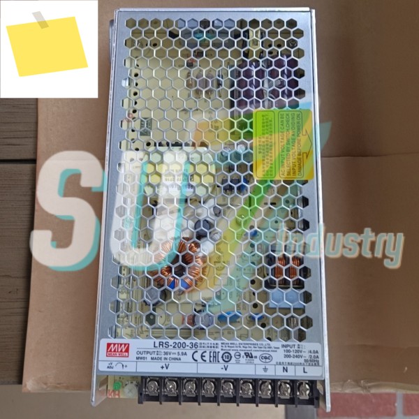 Mean Well LRS-200-36 스위치 전원 공급 장치 박스 내 새 제품 제품 이미지
