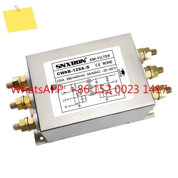 삼상 3선 볼트형 CW6B-60A150A-S AC 200A 인버터 380V 서보 파워 필터 제품 이미지