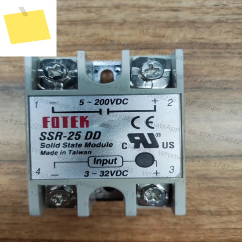 10개 SSR-25DD FOTEK 단상 솔리드 스테이트 릴레이 25A DC 제어 제품 이미지