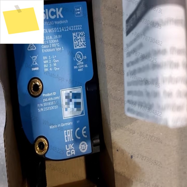 Sick 정품 광전 컬러 코드 센서 KTX-WS91141242ZZZZ 1078167 제품 이미지