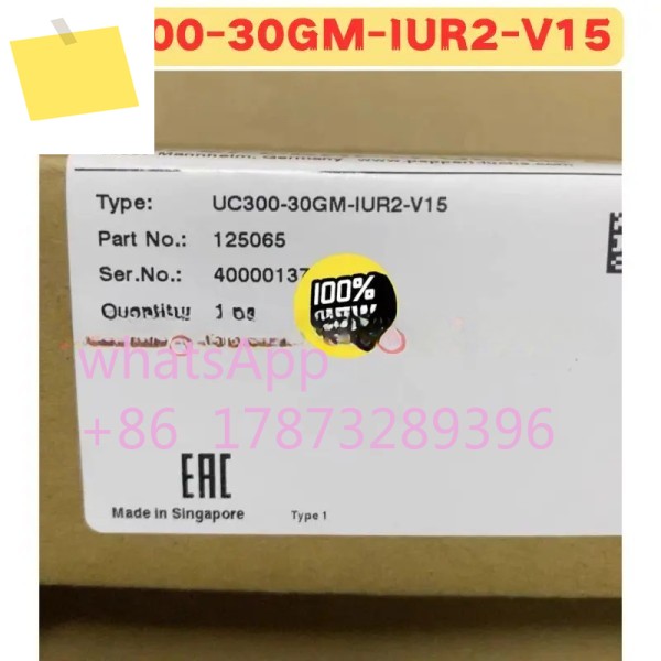 신품 오리지널 UC300-30GM-IUR2-V15 UC300 30GM IUR2 V15 초음파 센서 제품 이미지
