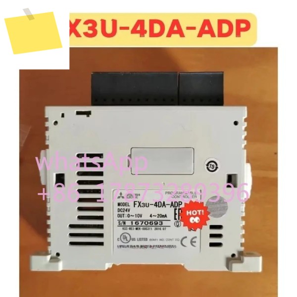 중고 모듈 FX3U-4DA-ADP FX3U 4DA ADP 정상 기능 테스트 완료 OK 제품 이미지