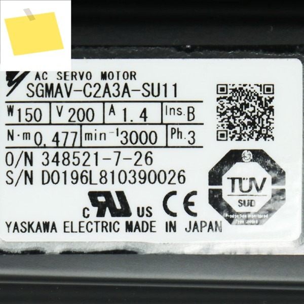 오리지널 야스카와 SGMAV-C2A3A-SU11 AC 서보 모터 신속 제품 이미지