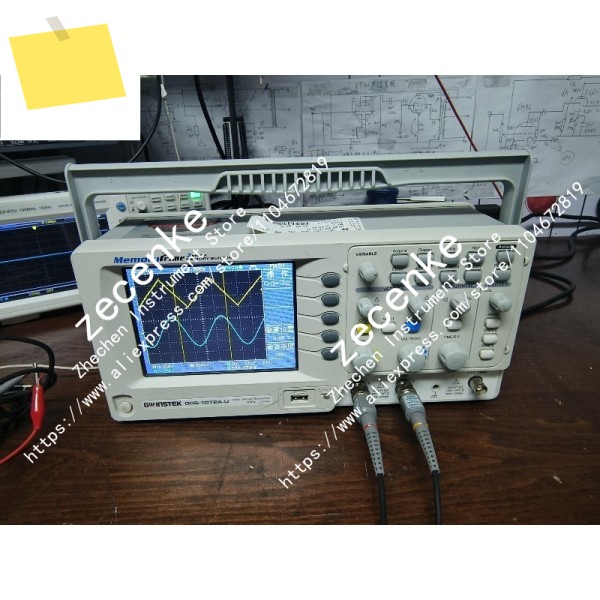 1개 중고 GW Instek GDS-1072A-U 디지털 스토리지 오실로스코프 DSO 2채널 70MHz 1GSas 상태 양호 제품 이미지