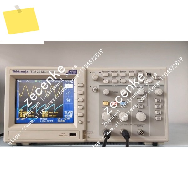 1PCS Tektronix TDS2012C 100MHz 2채널 오실로스코프 중고 제품 이미지
