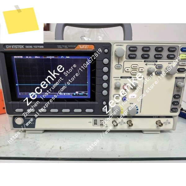 1PC 신품 GW Instek GDS-1072B 고정밀 디지털 오실로스코프, 70MHz 대역폭, 2채널, 1GSs 샘플링 속도 제품 이미지