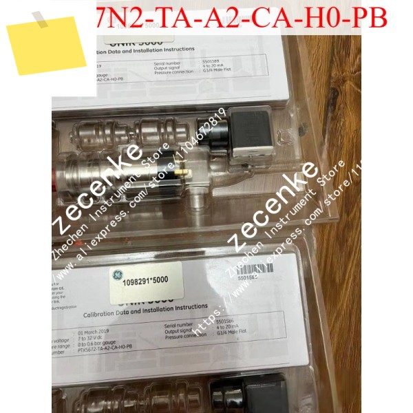 1PC 신품 PTX57N2-TA-A2-CA-H0-PB 압력 센서 0 ~ 1.6bar 게이지 1098291 6000 제품 이미지