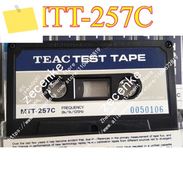 1PC TEAC MTT-257C 주파수 8K1K125HZ 테스트 테이프 좋음 제품 이미지