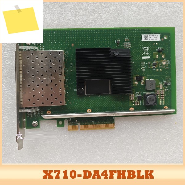 Intel X710-DA4FHBLK 4포트 10G 광섬유 네트워크 카드 제품 이미지