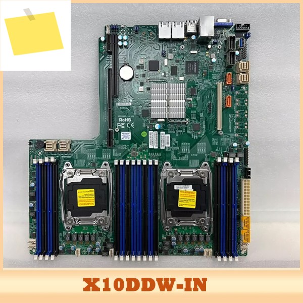 슈퍼마이크로 듀얼 X99 서버 마더보드 E5-2600V3V4 X10DDW-IN용 제품 이미지
