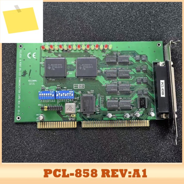 PCL-858 REV:A1 RS-232 통신 카드 제품 이미지