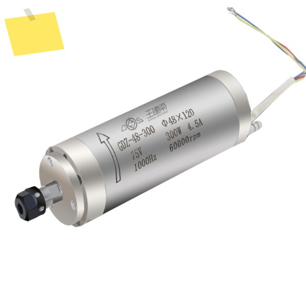 조각 기계 스핀들 모터 세라믹 볼 베어링 300w 48mm 직경 60000rpm 수냉식 PCB 제품 이미지