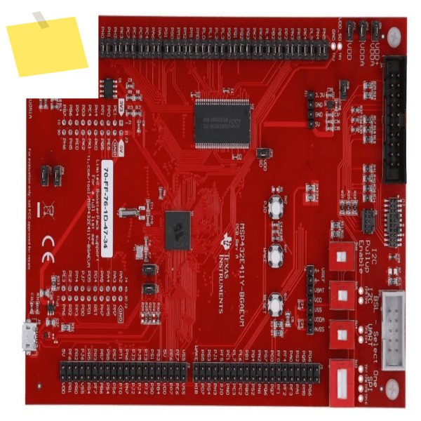KDK350ADPTR-EVM SimpleLink MSP432E411Y-BGAEVM LCD 플러그인 회로 기판 제품 이미지