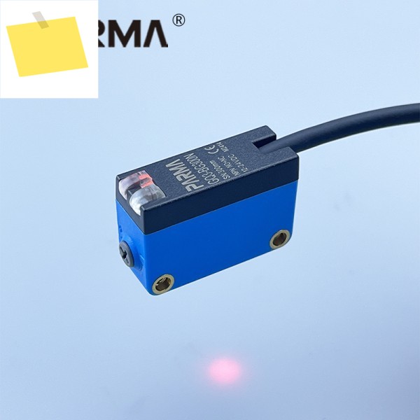 PARMA 배경 억제 광전 센서, NPN 10-30V DC 감지 거리 30cm, 조절 가능한 사각형 레이저 광학 스위치 제품 이미지