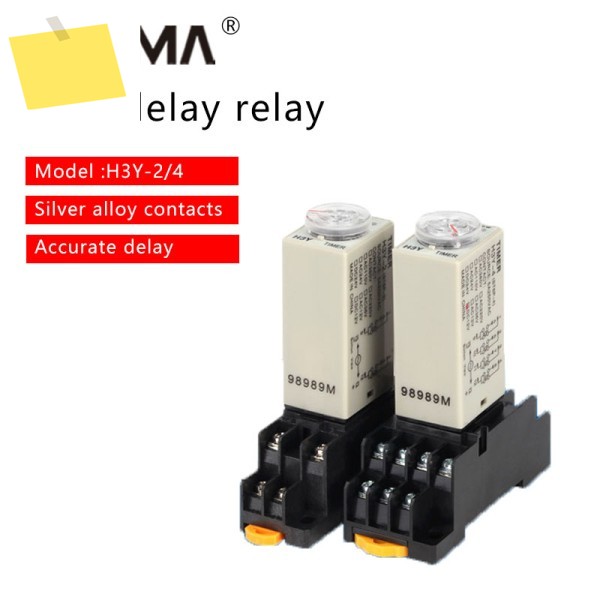 타임 릴레이 H3Y-24 전원 켜짐 지연 AC220V 은접점 소형 12V 제품 이미지